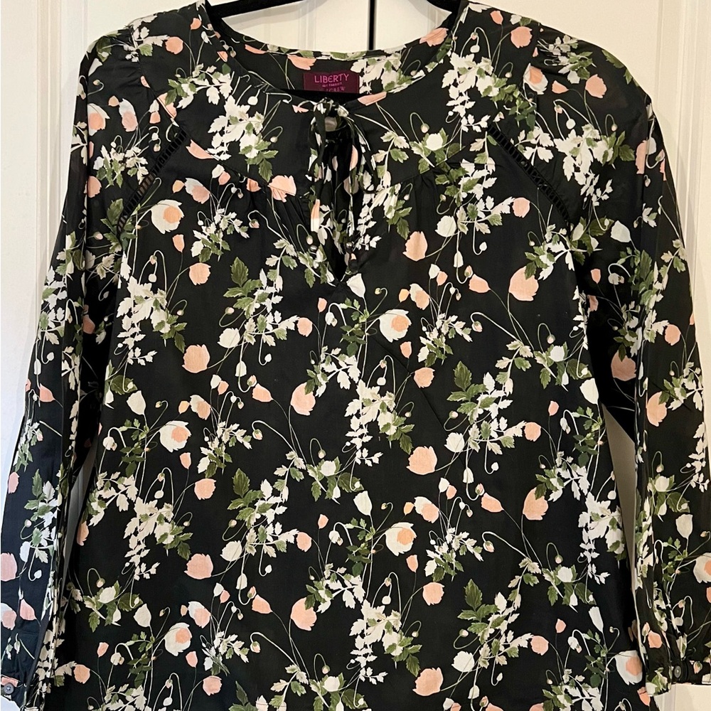 Liberty Floral Black Women's Top